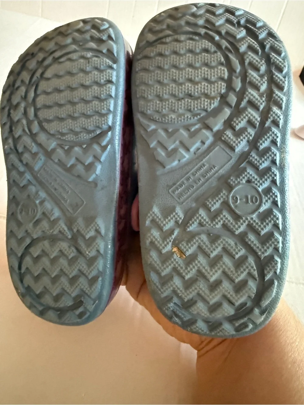 Disney Blue & Pink Stitch Slip-On Kids Clogs